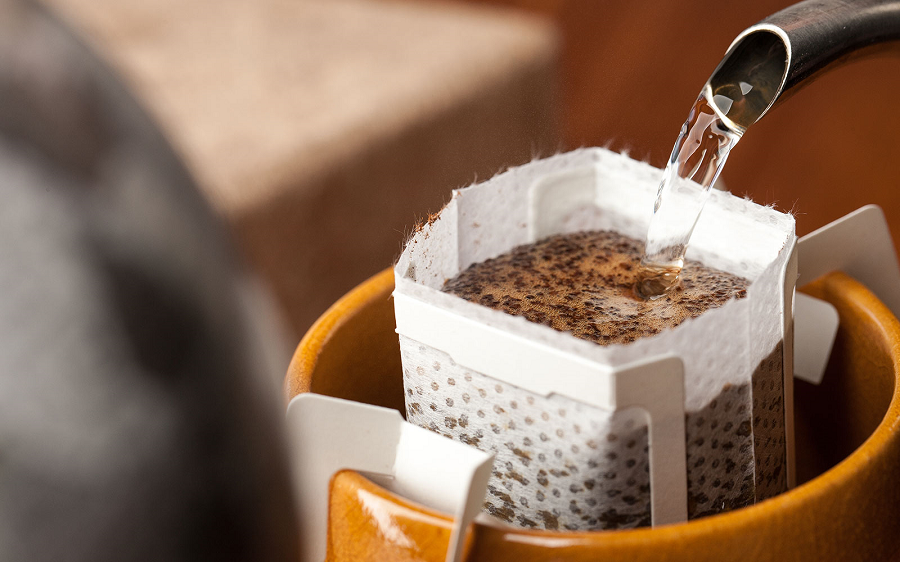 Quy trình sản xuất cà phê túi lọc sạch