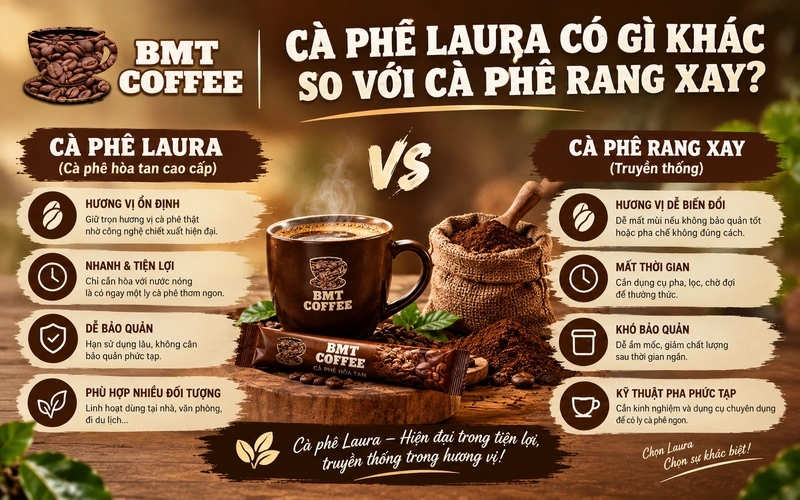 ca-phe-laura-co-gi-khac-so-voi-ca-phe-rang-xay
